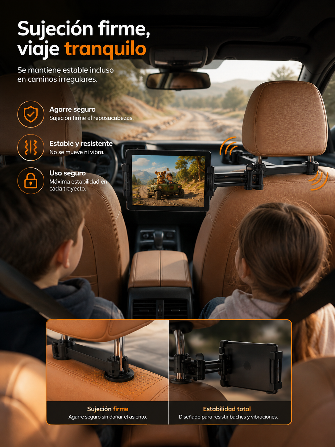 Soporte para Móvil y Tablet de Coche