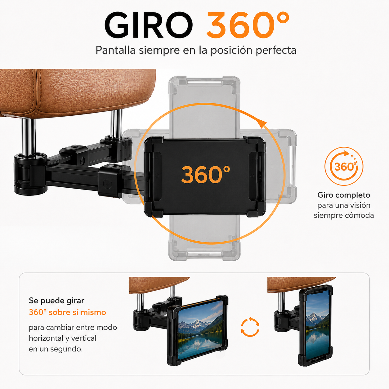 Soporte para Móvil y Tablet de Coche